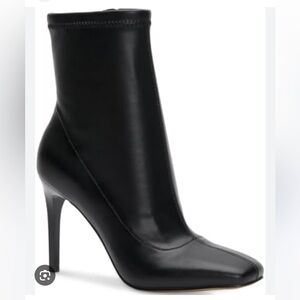 INC International Concepts Sleek Black Ankle Booties